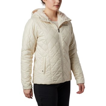 Columbia Copper Crest Hooded, Chamarras Creme Para Mujer | 902651-UMD